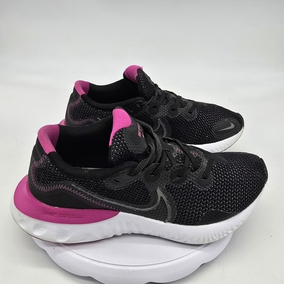 Nike Shoes Women's 9 Renew Run 2 Cave Purple Hyper Pink Black CK6360-004 - Picture 6 of 10